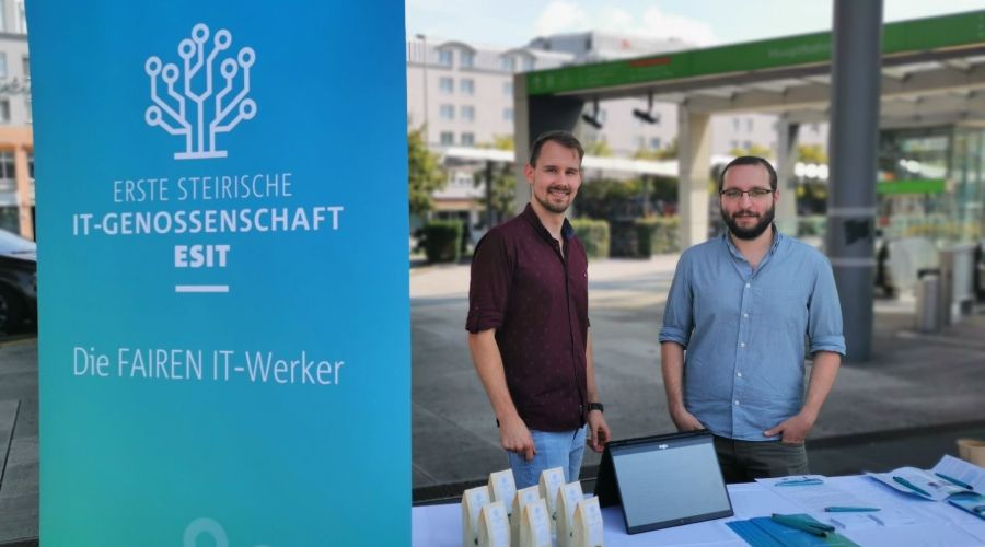 Unsere IT-Werker beim Aktionstag